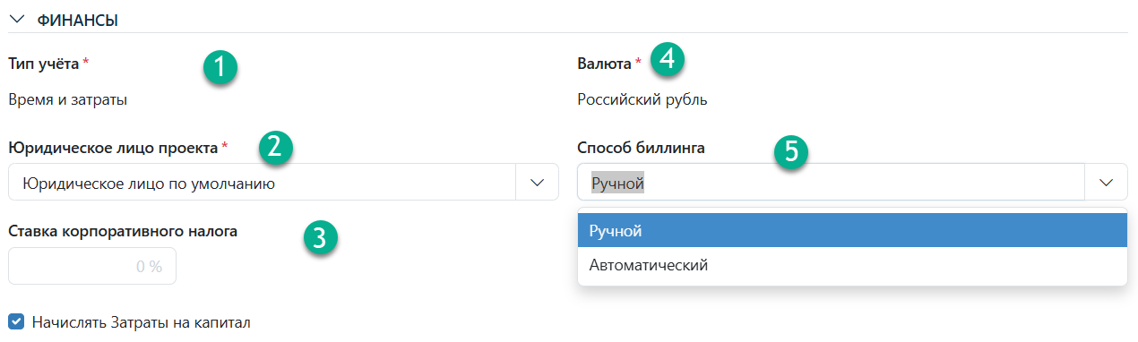 Финансы проекта